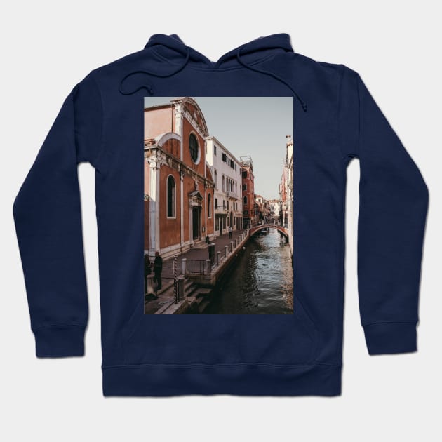 Architecture Photography Venice Canal Hoodie by A.P.